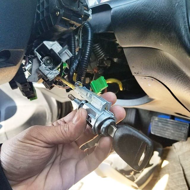 Honda Ignition Replacement due key not turning