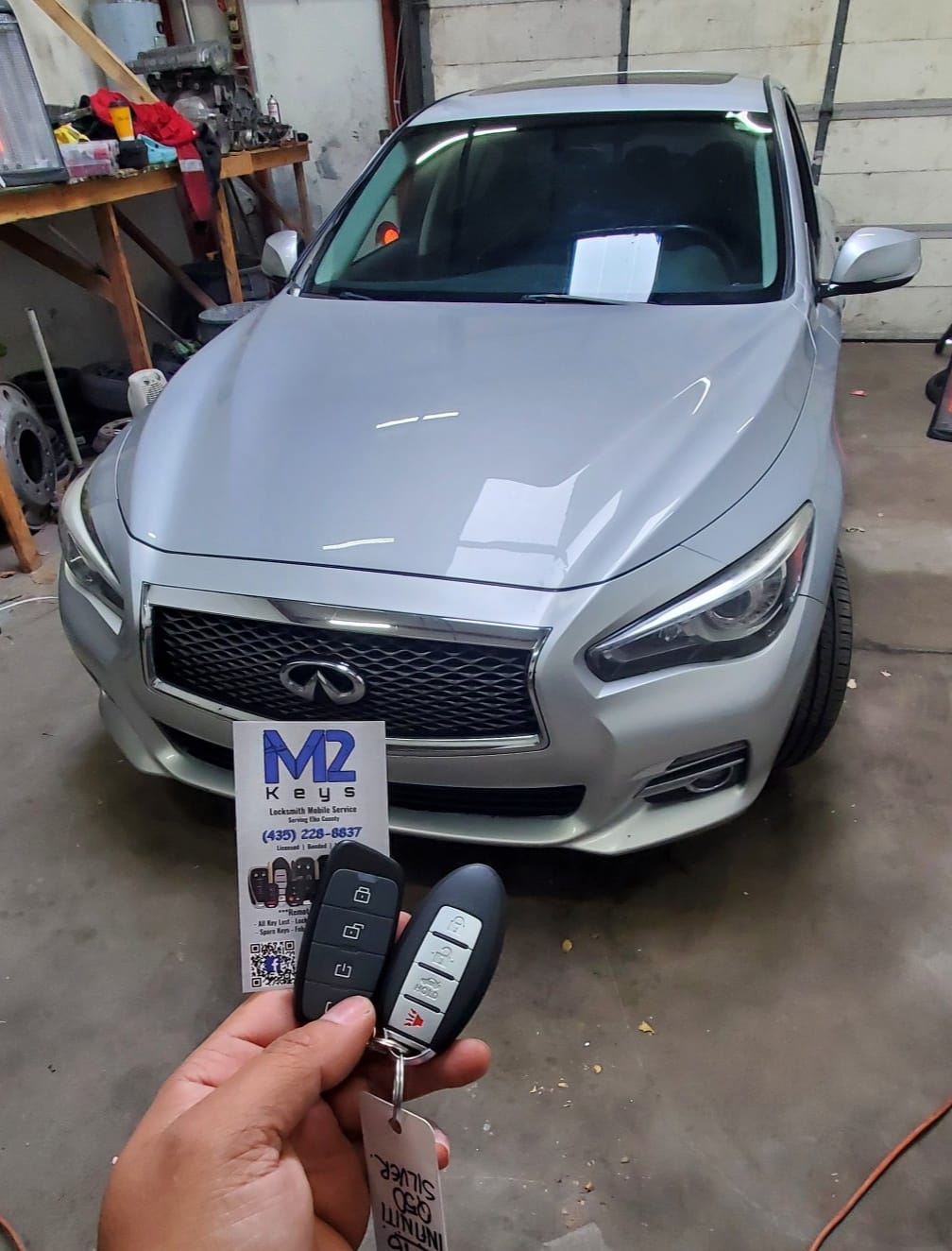 Infinit Q50 1/2 mile remote start