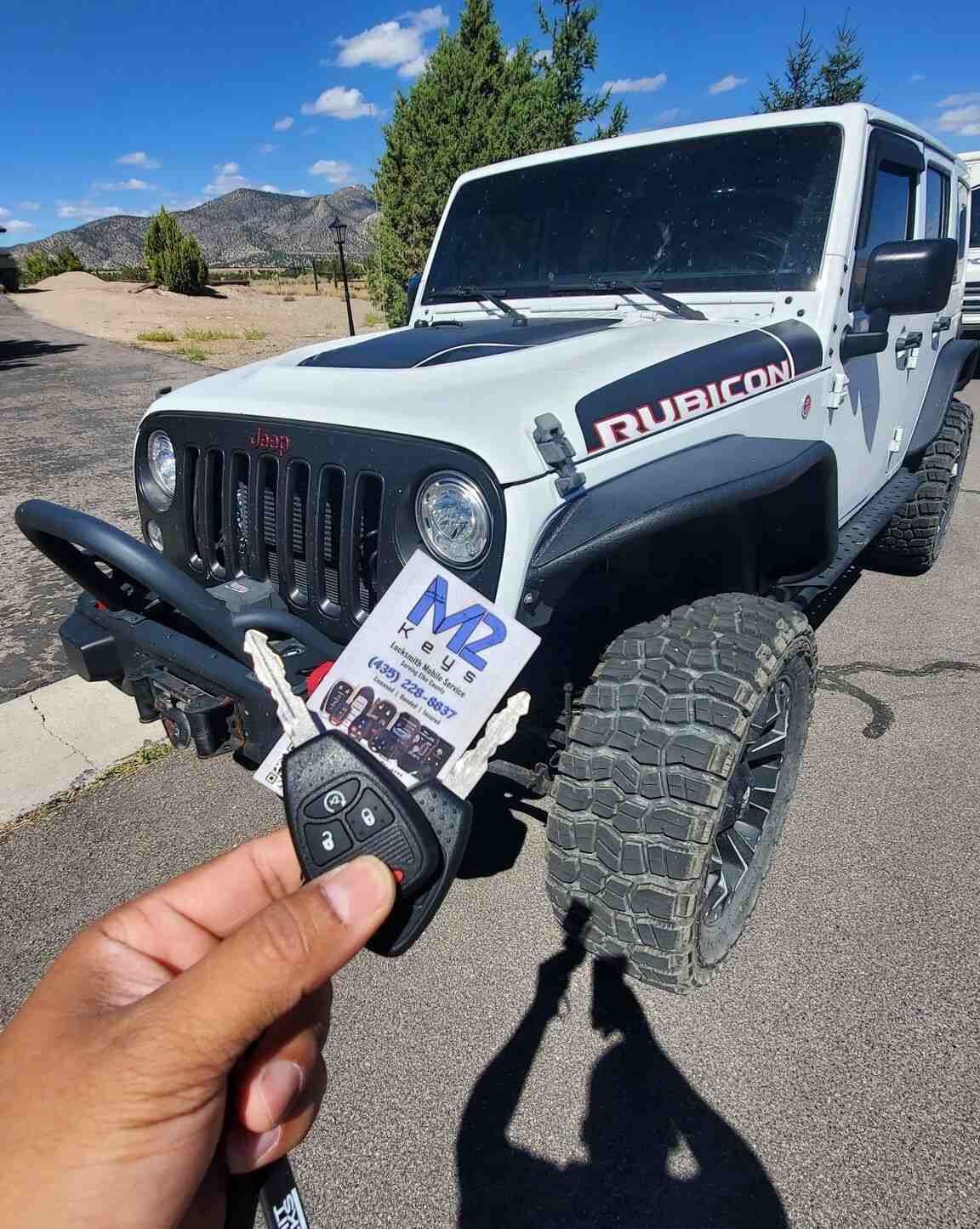 Jeep Wrangler Spare keyfob service Ely Nevada