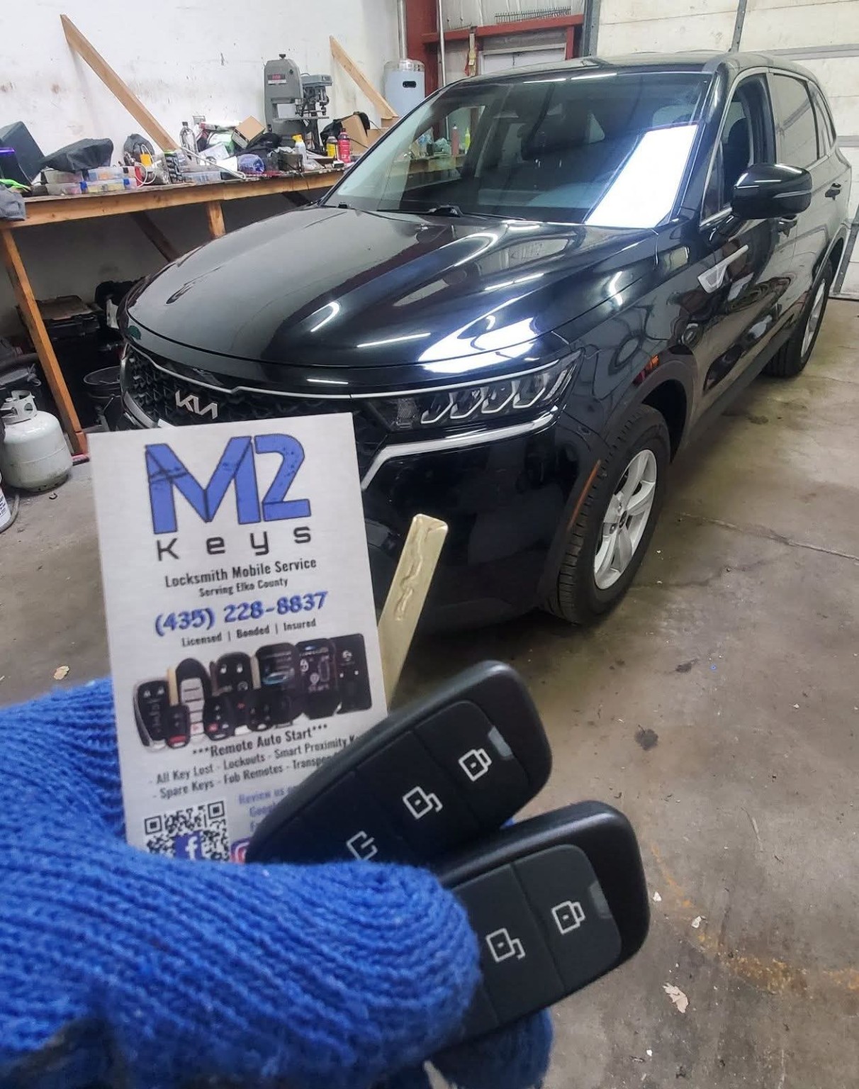 M2 Keys remote start installation job
